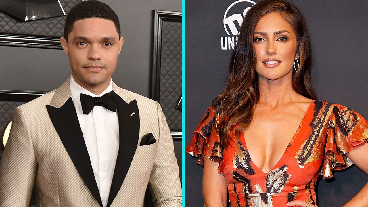 Daily Show host,?Trevor Noah and Minka Kelly