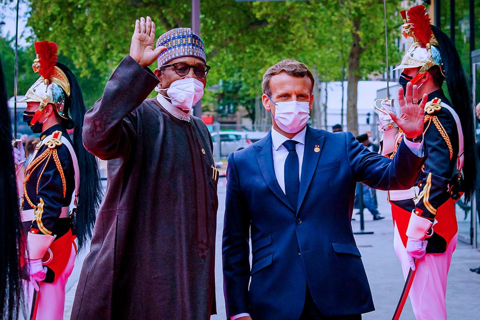 President Buhari attends plenary session of the African Finance Summit in France (photos)