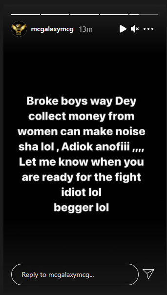 Singer, MC Galaxy responds after rapper, Skales, threatened to beat him; calls him a beggar