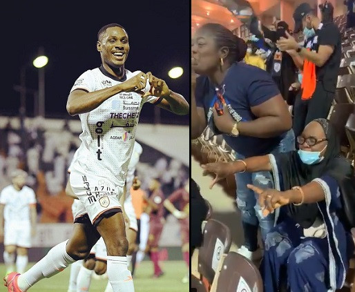 Odion Ighalo shares his joy after scoring in front of his mum who was watching him play live for the first time in his career (Video)