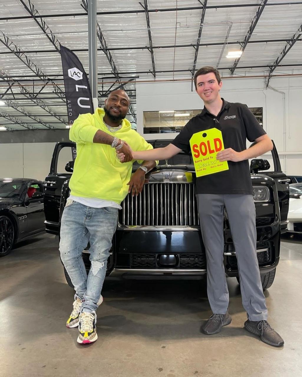 Davido acquires 2021 Rolls Royce Cullinan worth about 0,000