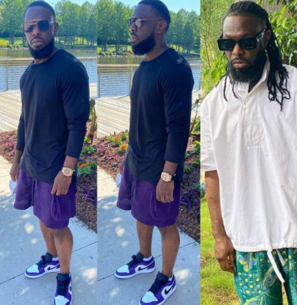 Singer Timaya spots a new look...shaves his dreadlocks again (photos)