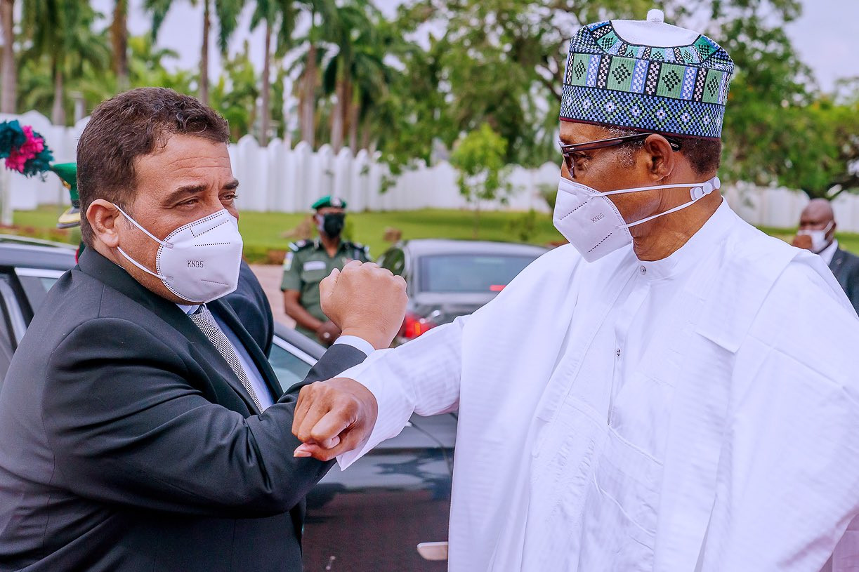 President Buhari hosts Libyan Prime Minister (photos)