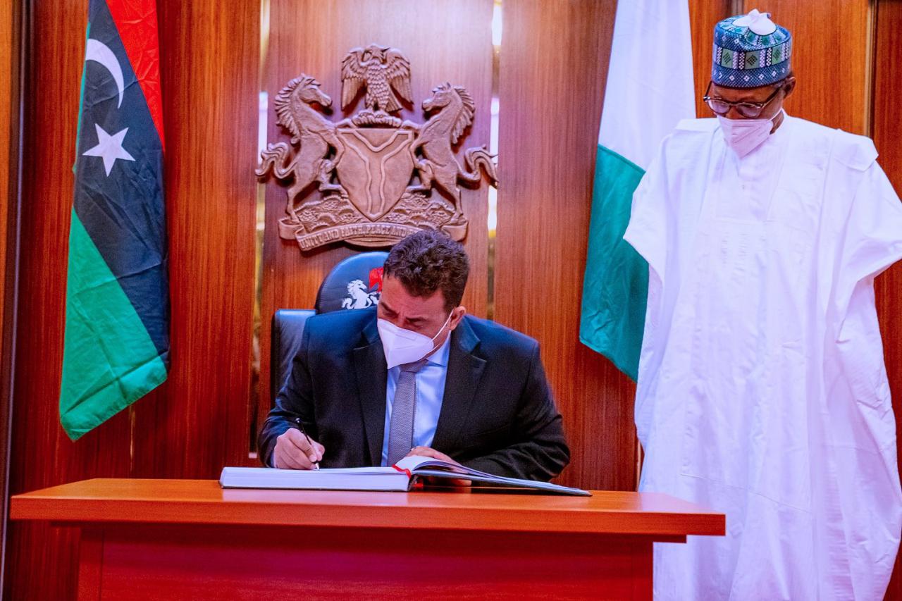 President Buhari hosts Libyan Prime Minister (photos)