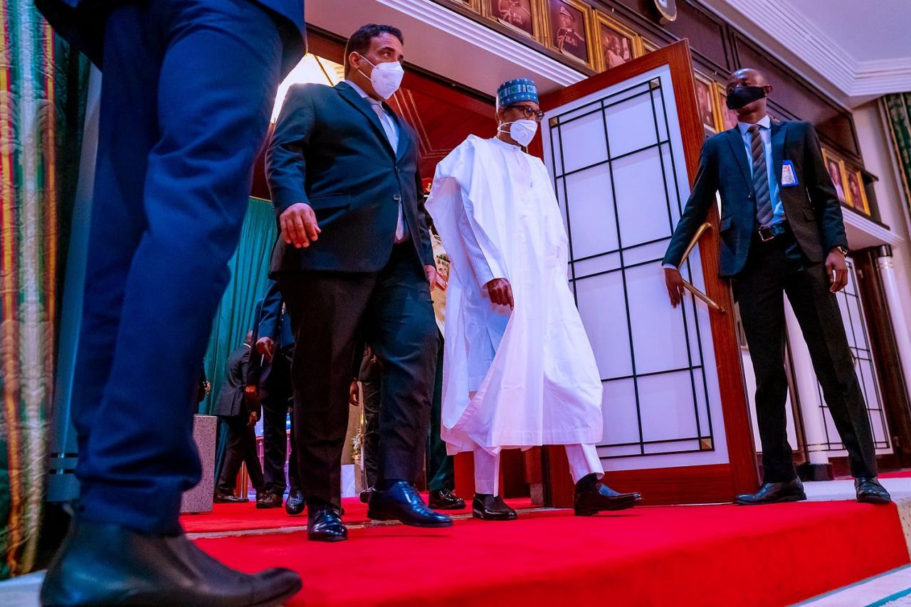 President Buhari hosts Libyan Prime Minister (photos)