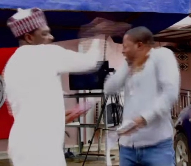 Human rights activist, Ahmed Isah of Brekete Family seen slapping a man in another video weeks after slapping an abusive woman (video)