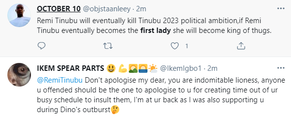  Nigerians react to viral video of Senator Remi Tinubu allegedly calling a woman a thug