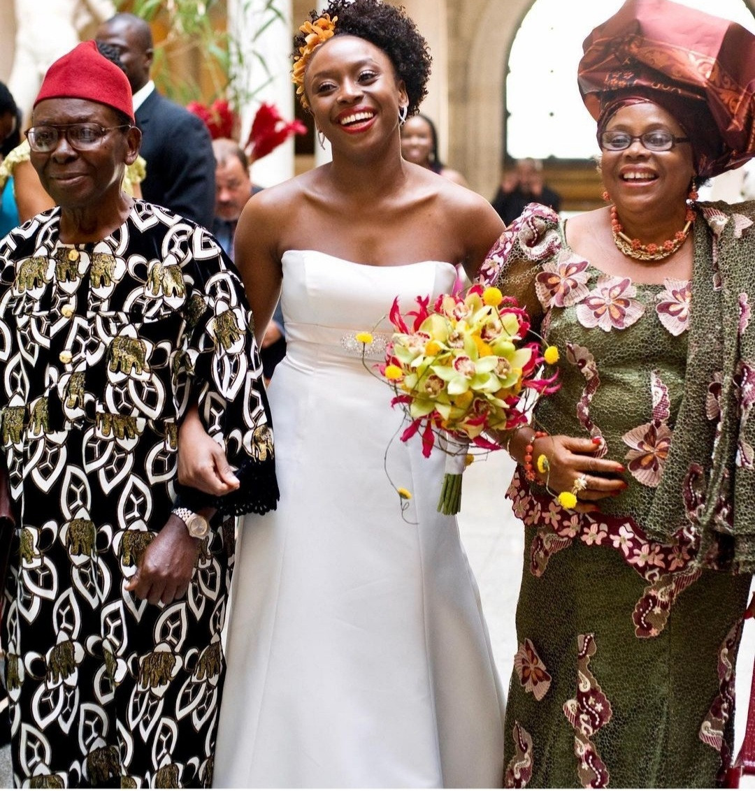 Chimamanda Adichie shares photos from her wedding as she reveals how she broke with convention to inspire young women/men
