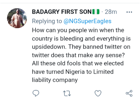 Nigeria 0-1 Cameroon: Nigerians react after Zambo Anguissa