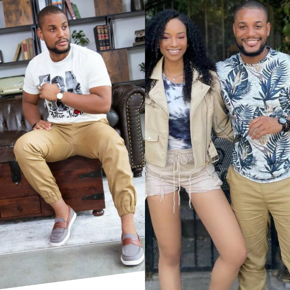 Between actor Alex Ekubo and his fiancee, Fancy Acholonu, on IG