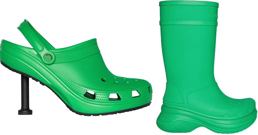 Balenciaga and Crocs team up to release stiletto heels inspired by the clogs (photos)