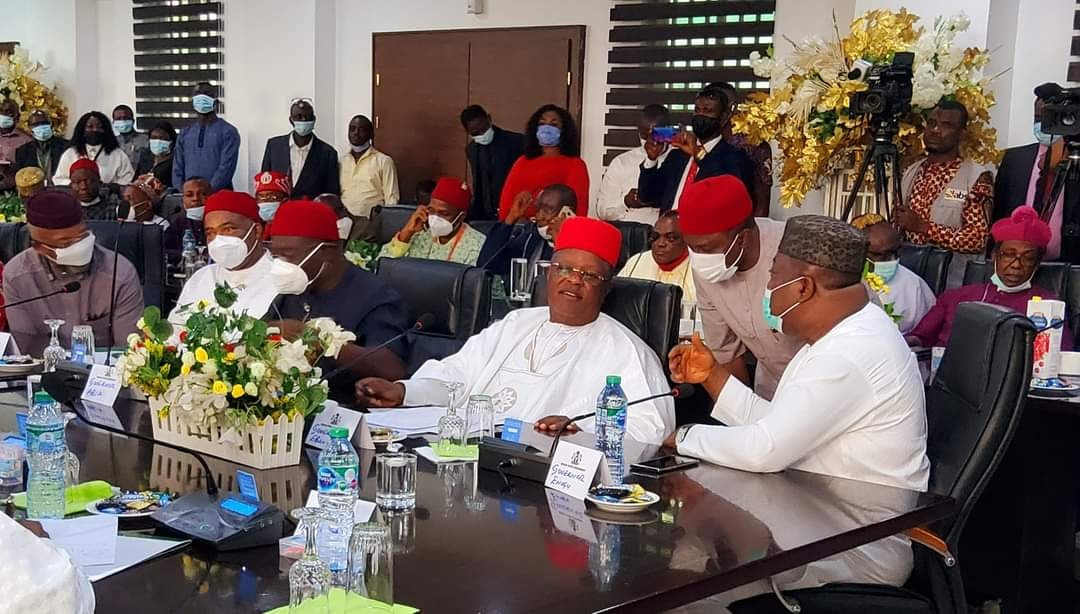 FG delegation and South East leaders meet in Enugu, reject agitation for secession