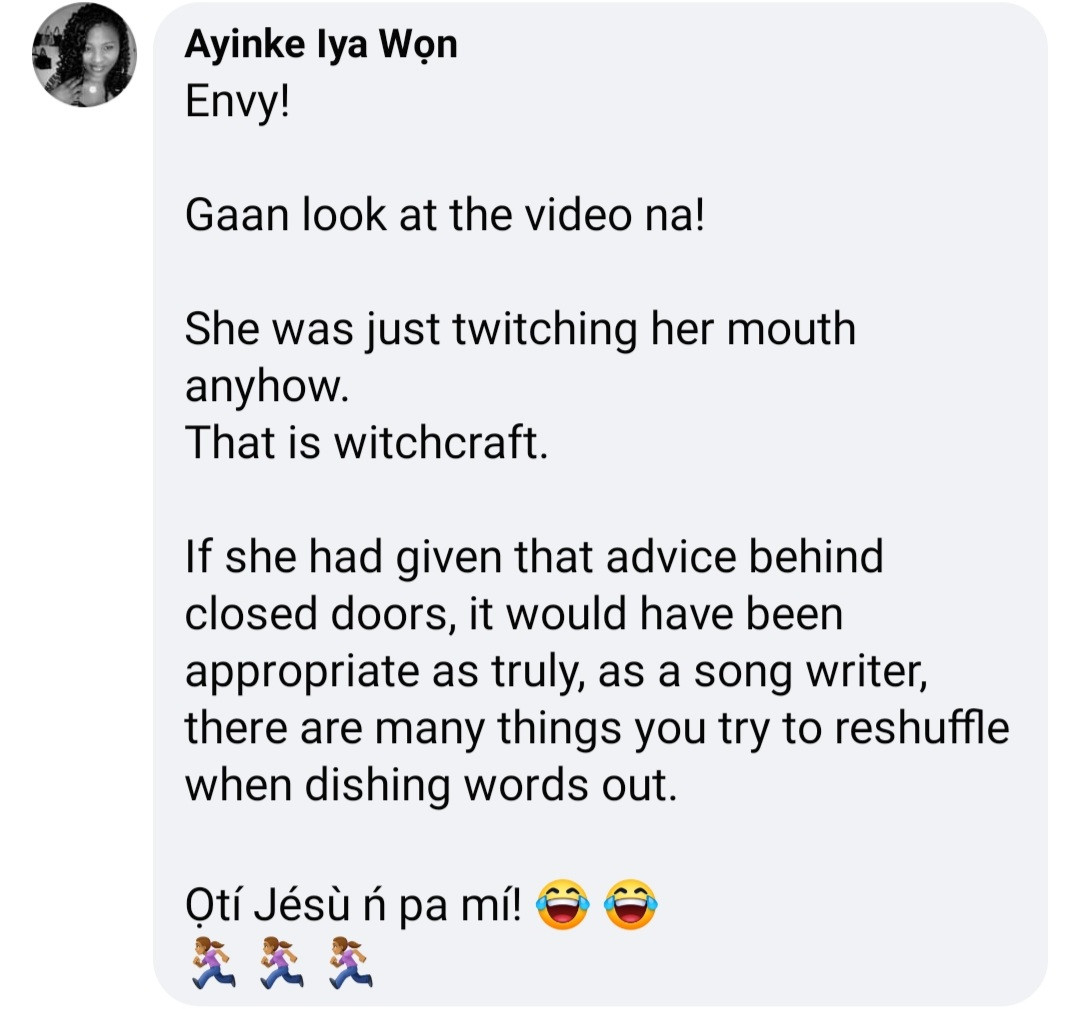 Tope Alabi under fire for publicly criticising the song of a fellow gospel artist (video)