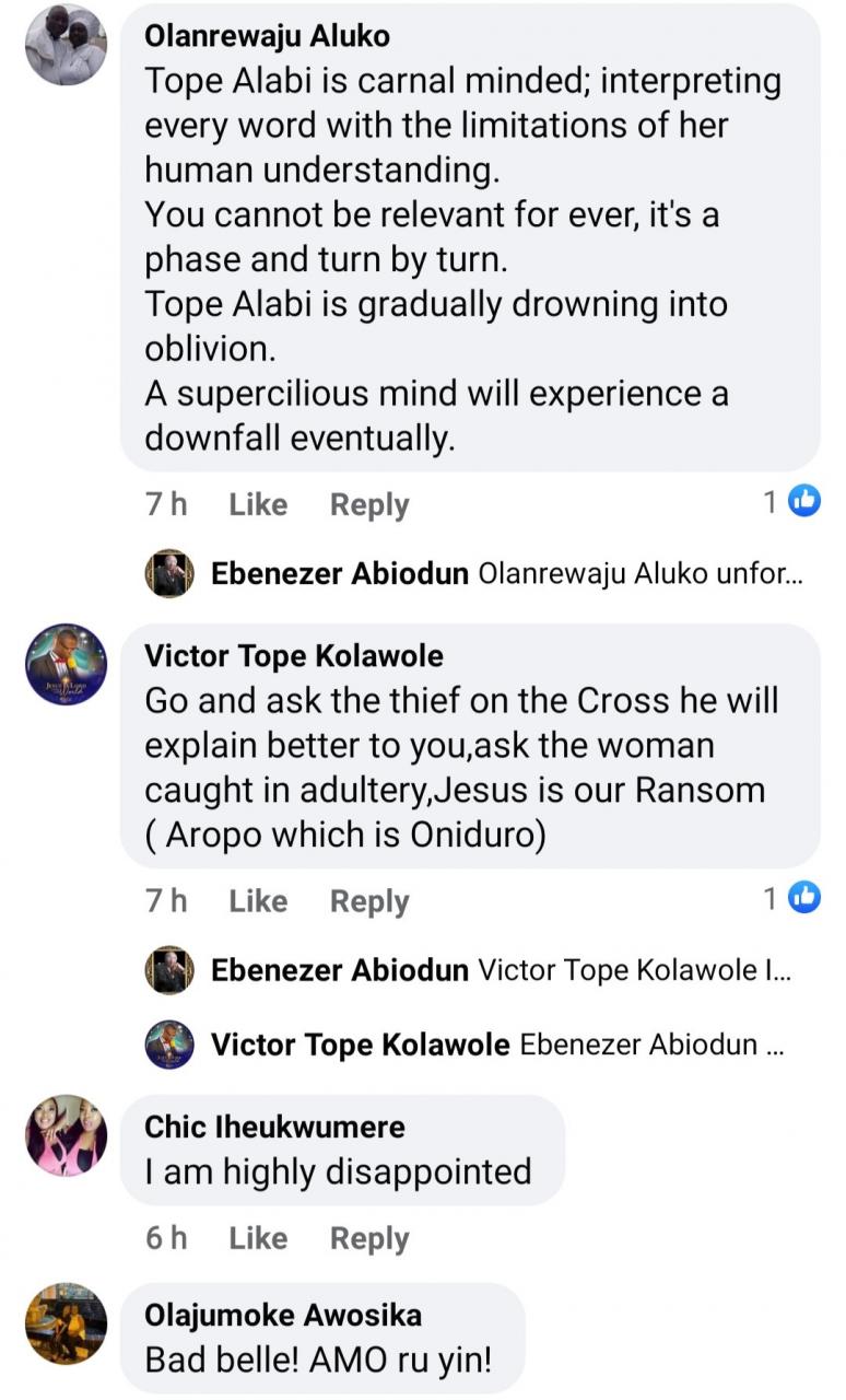 Tope Alabi under fire for publicly criticising the song of a fellow gospel artist (video)