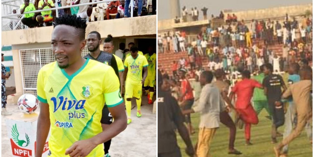 Ahmed Musa expresses his disappointment over crowd troubles in the Nigeria Professional Football League