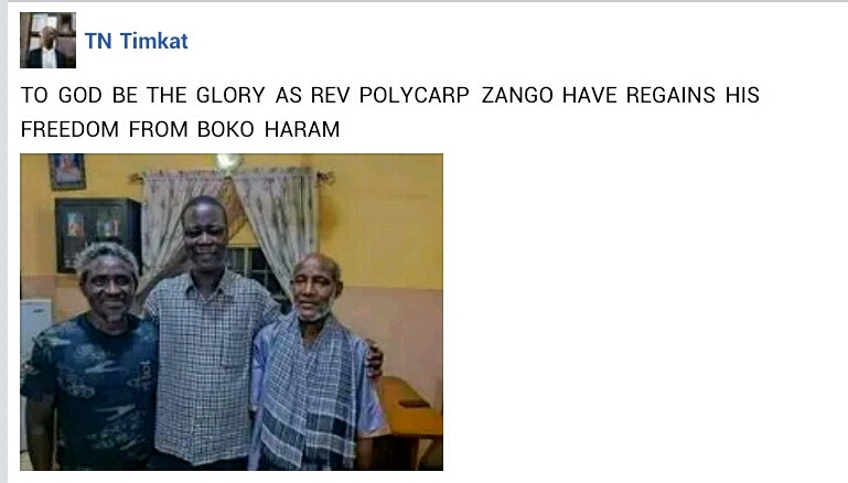 Plateau pastor regains freedom after 7 months in Boko Haram captivity 