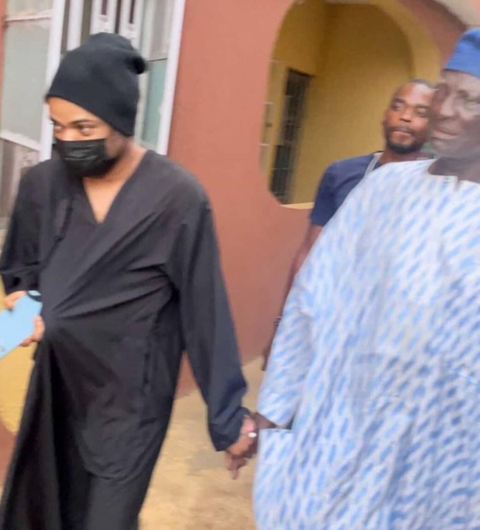 Bobrisky gifts his dad a Lexus SUV, cake, and money cake on his birthday (video)