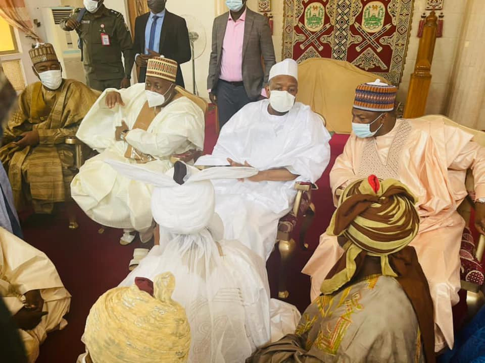 Update: Photos of State Governors, others at Emir of Kano