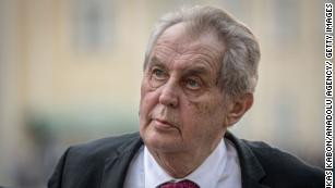 "Transgender people are intrinsically disgusting to me" - Czech President Milos Zeman