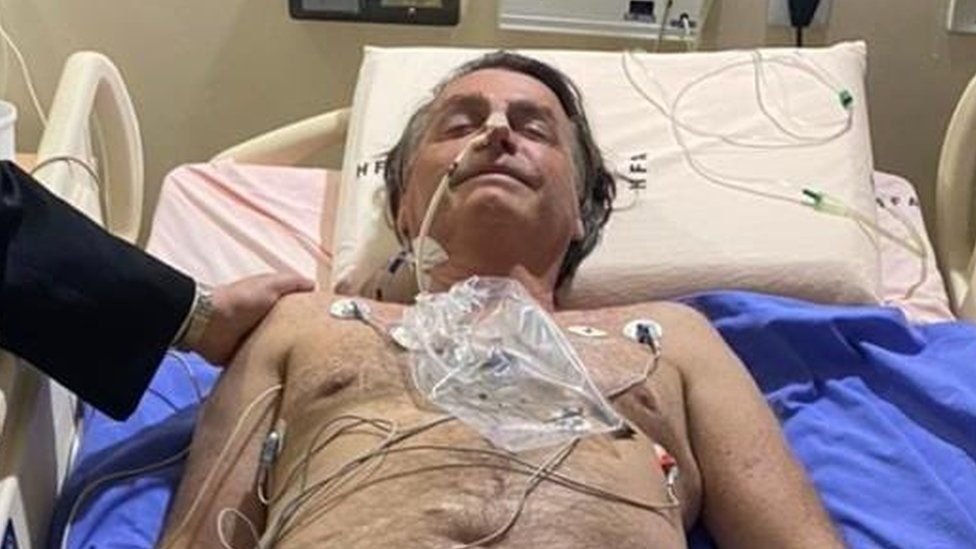 Jair Bolsonaro in hospital