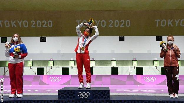 10-metre rifle medallists