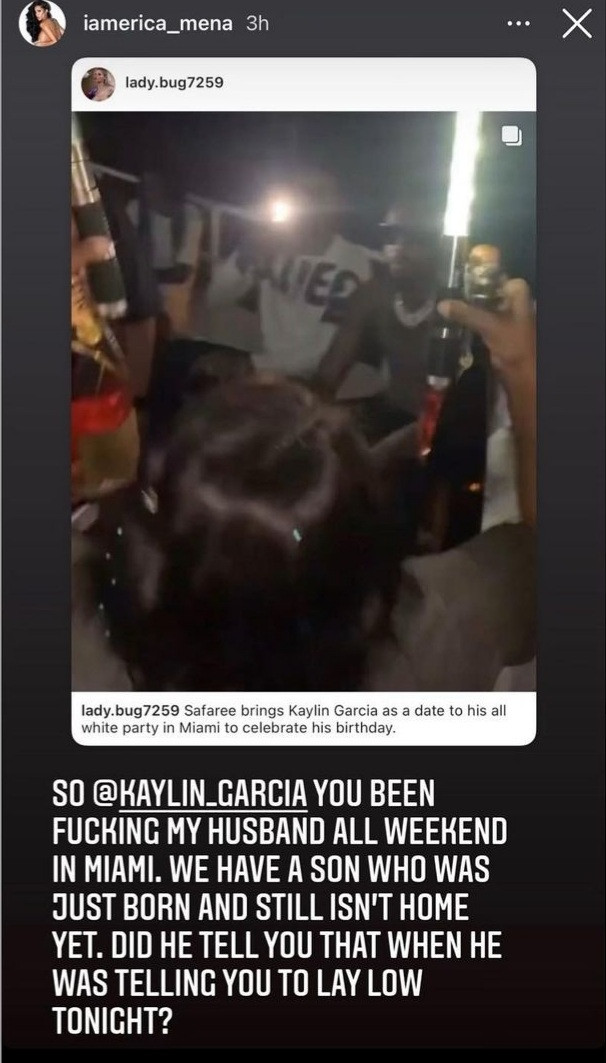 "You been f***ing my husband all weekend in Miami" Erica Mena accuses Kaylin Garcia of having sex with Safaree