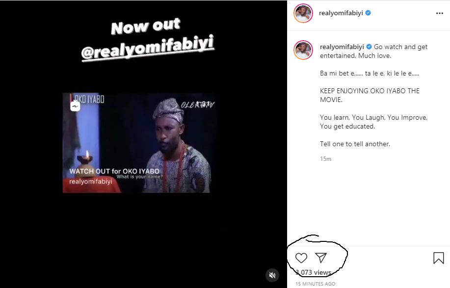 Actor Yomi Fabiyi turns off his Instagram
