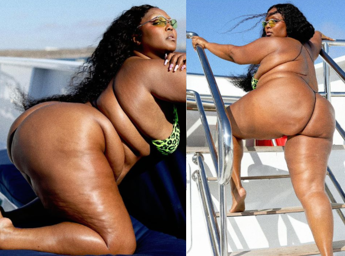 Singer Lizzo showcases her eye-popping assets in skimpy bikini (photos)