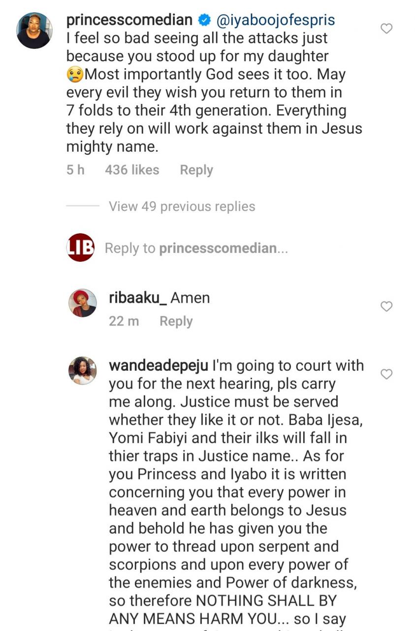 Iyabo Ojo speaks as elderly man grants interview calling her a prostitute and saying she will "suffer and die" for "tarnishing" Baba Ijesha