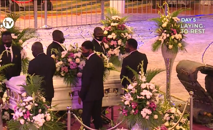 First photos from the funeral service of late Prophet T.B Joshua