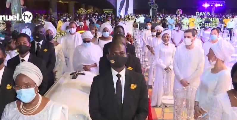First photos from the funeral service of late Prophet T.B Joshua