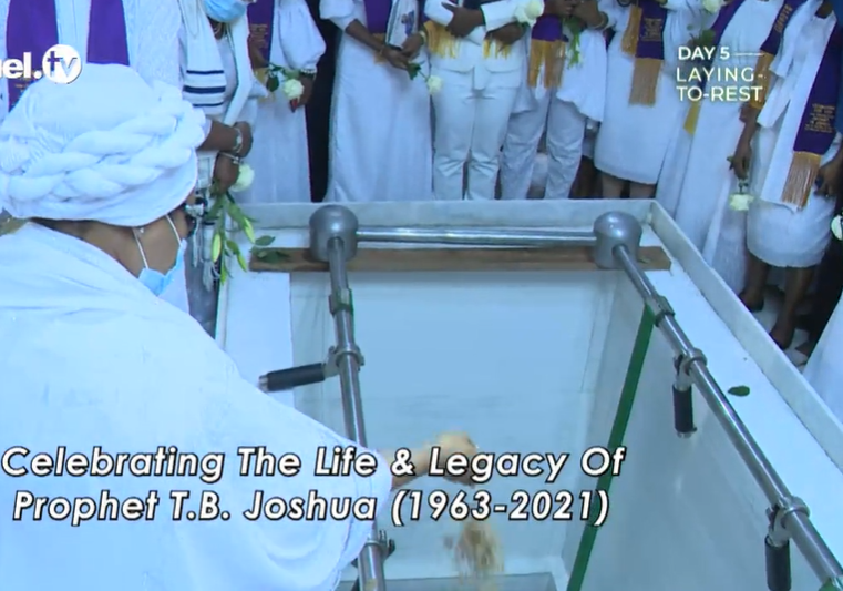 Body of Late Prophet T.B Joshua laid to rest (photos/videos)
