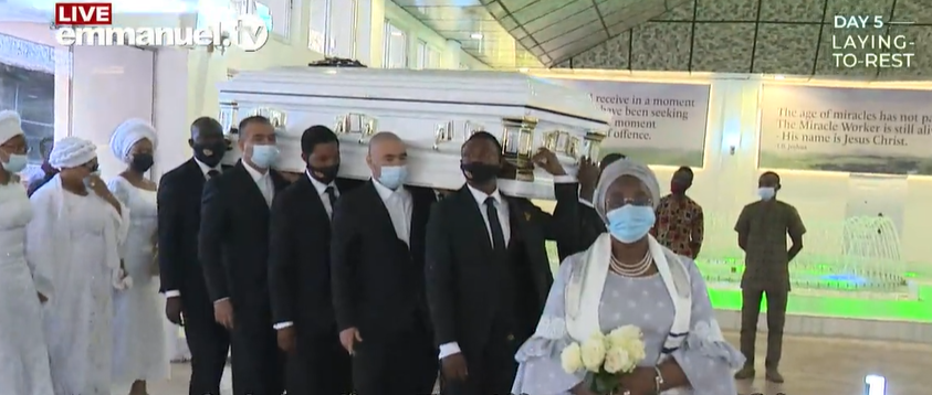 Body of Late Prophet T.B Joshua laid to rest (photos/videos)