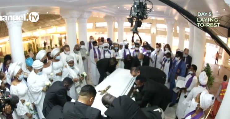 Body of Late Prophet T.B Joshua laid to rest (photos/videos)