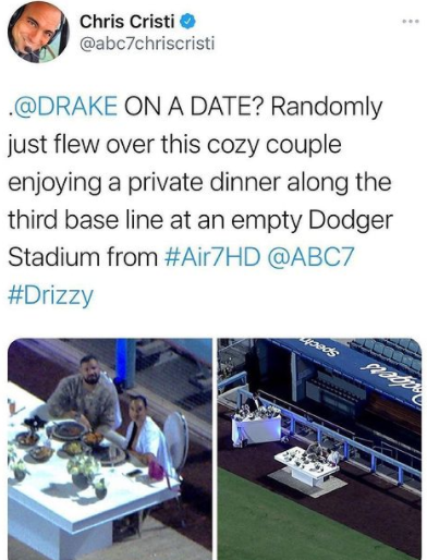 Twitter erupts as Drake rents out whole stadium for date with basketball player Amari Bailey?s mom, Johanna Leia (photos)