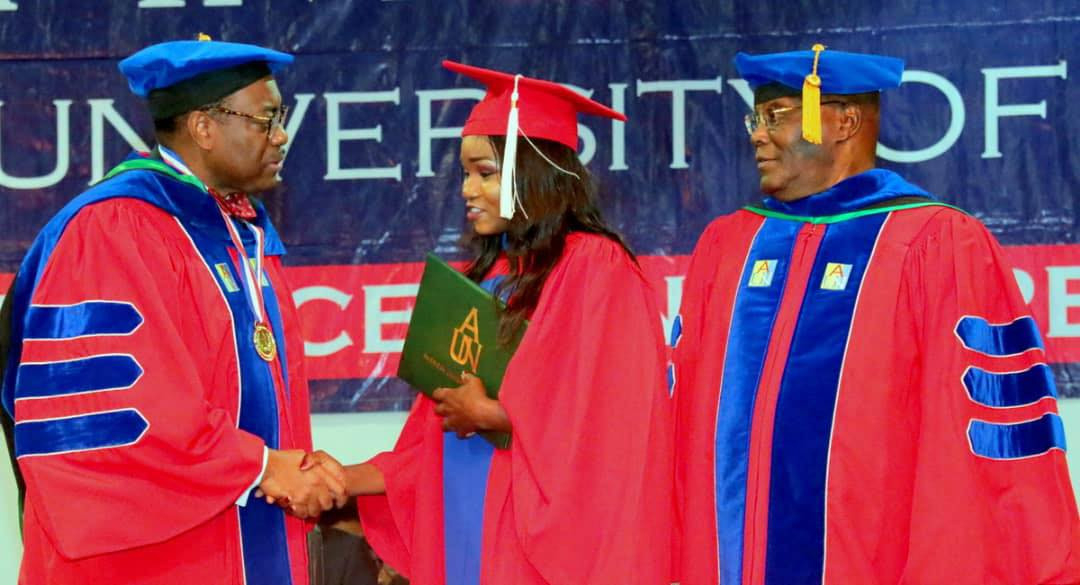 Chibok school girl bags Accounting degree seven years after she was abducted by Boko Haram members (photos)