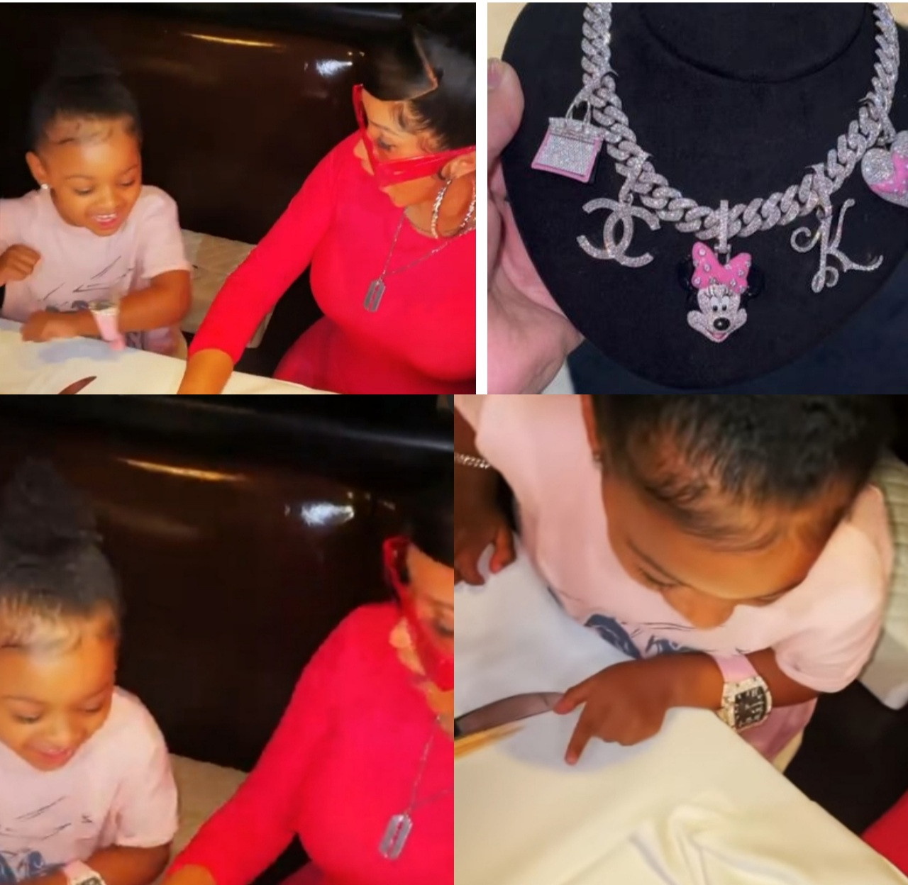Cardi B reacts to criticisms she and Offset received for giving their daughter expensive jewelry on her 3rd birthday