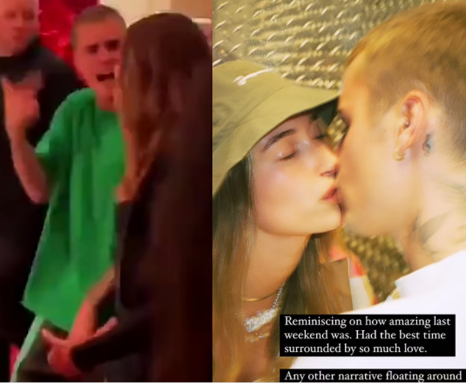 Hailey Bieber breaks silence after video of Justin Bieber