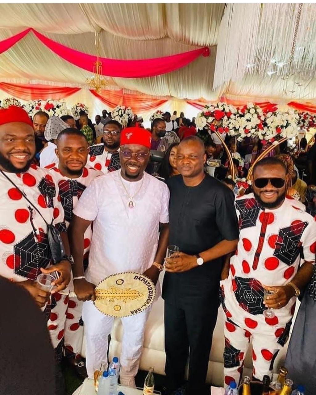DCP Abba Kyari poses with Obi Cubana at his mother