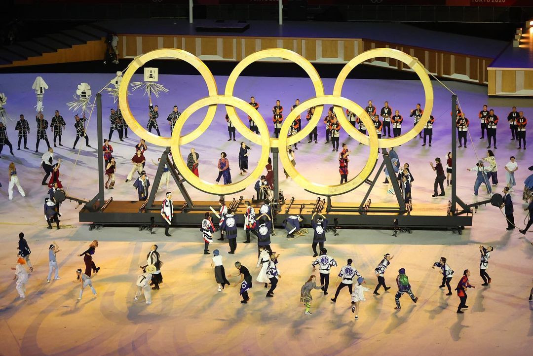 Photos from the opening ceremony of the Tokyo 2020 Olympics?