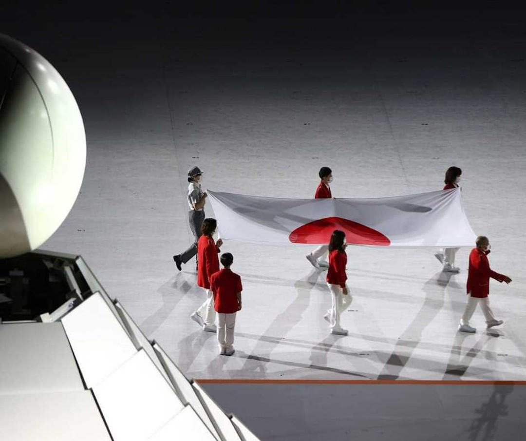 Photos from the opening ceremony of the Tokyo 2020 Olympics?