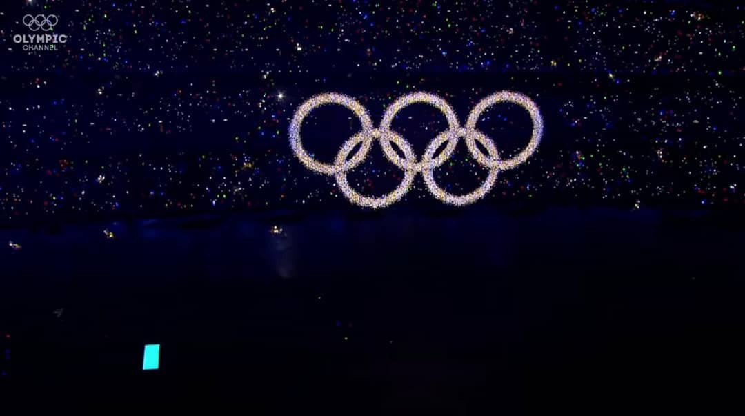 Photos from the opening ceremony of the Tokyo 2020 Olympics?