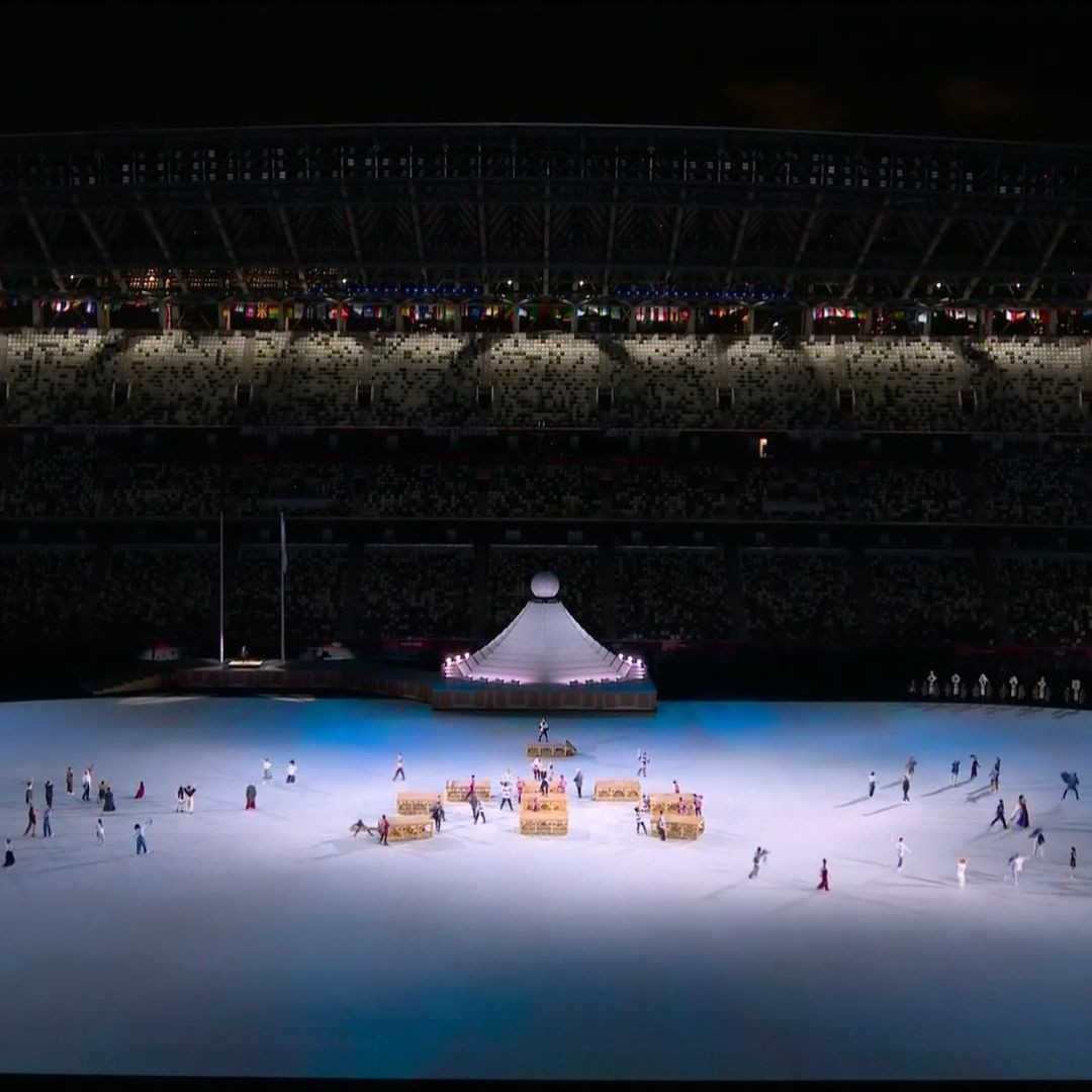 Photos from the opening ceremony of the Tokyo 2020 Olympics?