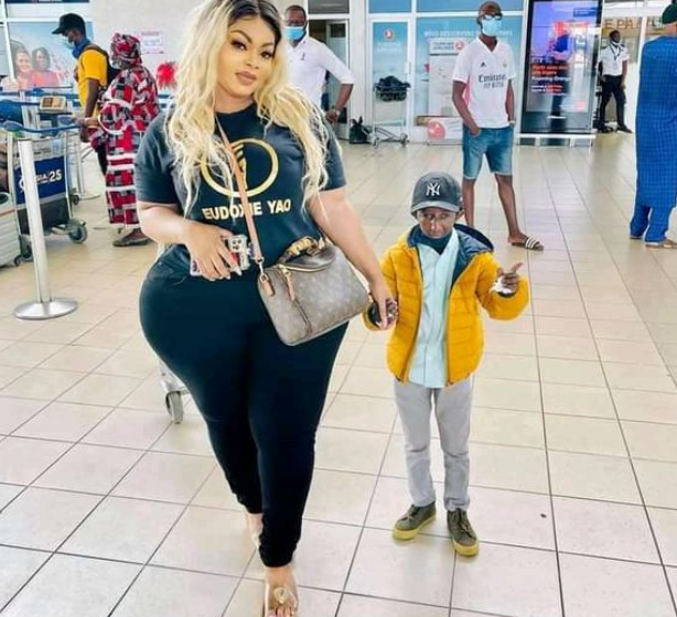 Popular Ivorian socialite Eudoxie Yao and Guinean musician Grand P end their relationship after Grand P allegedly cheated