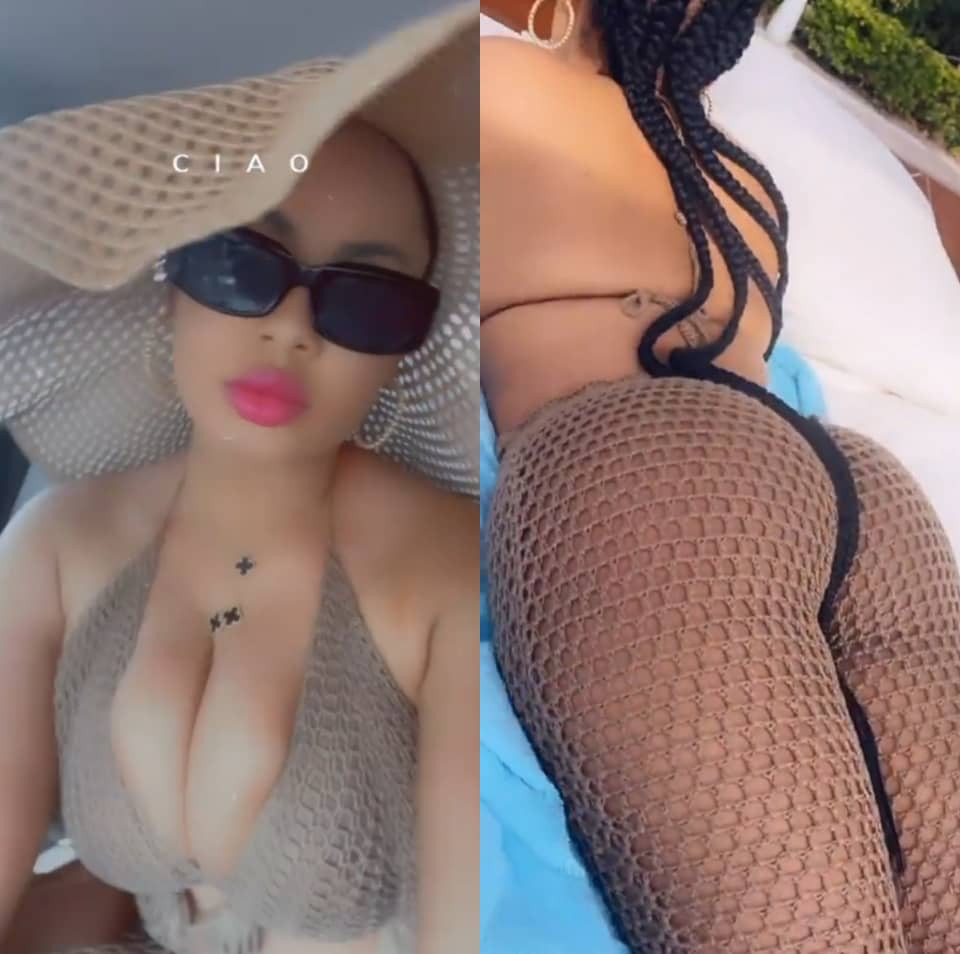 BBNaija star, Nina, flaunts her new body as she enjoys time out with her husband (video)