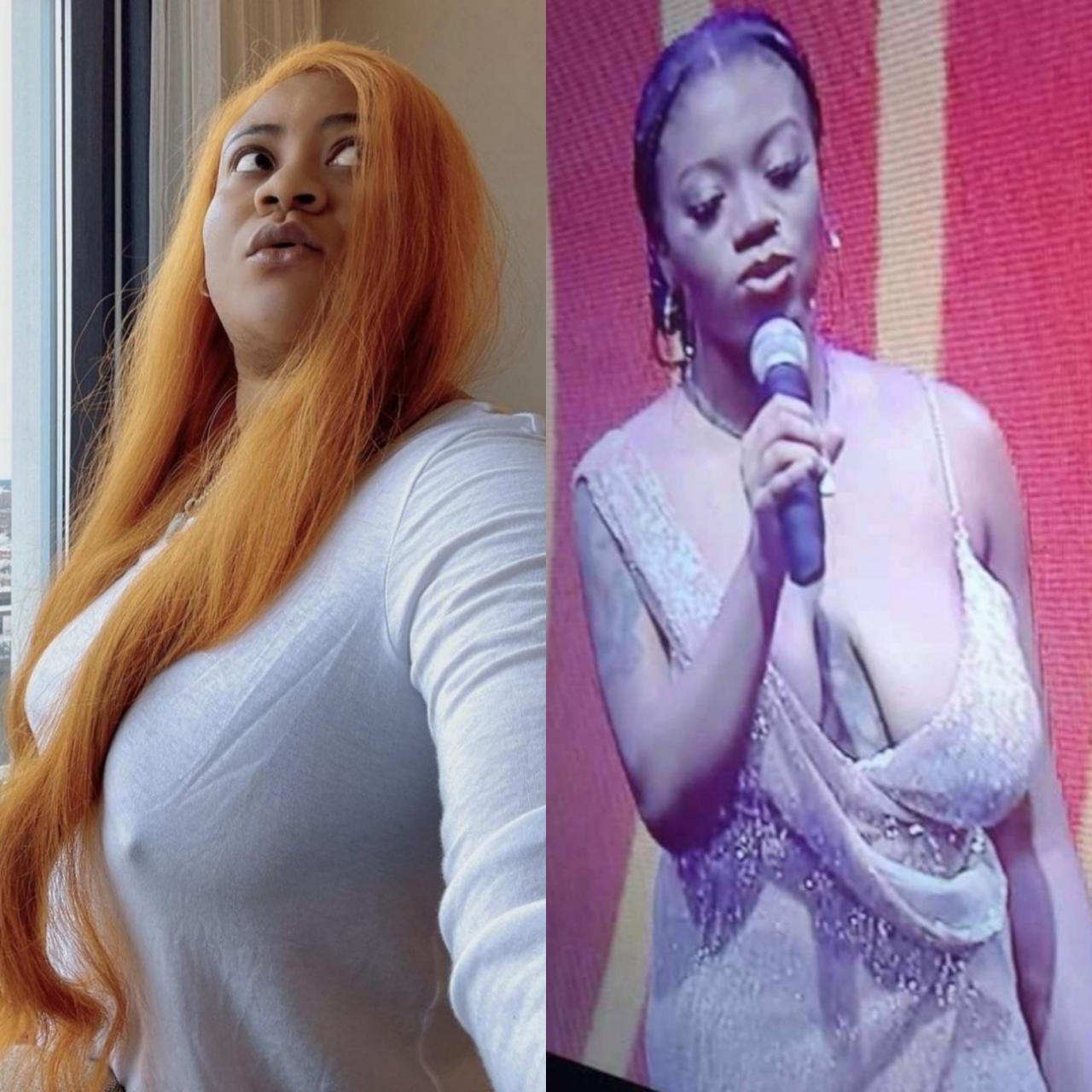 Nkechi Blessing Sunday goes braless to defend BBNaija