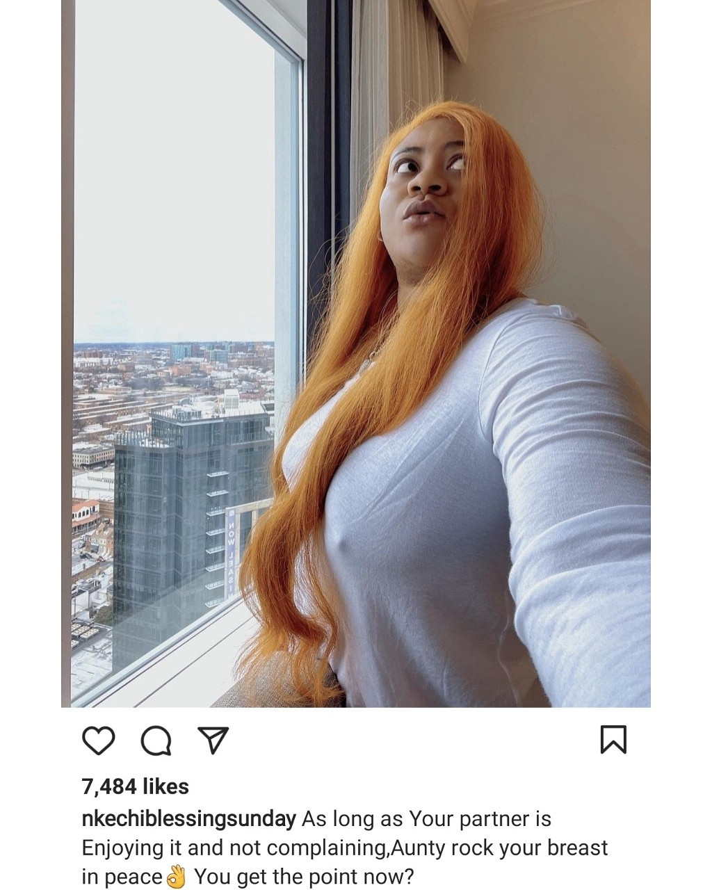 Nkechi Blessing Sunday goes braless to defend BBNaija