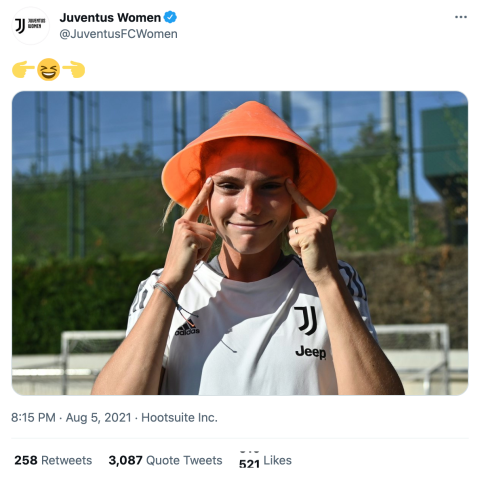 Juventus issue apology after sharing 