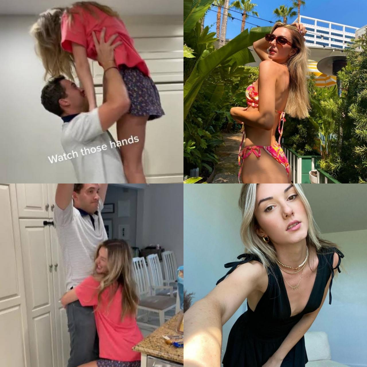 Hot photos of the nanny filmed