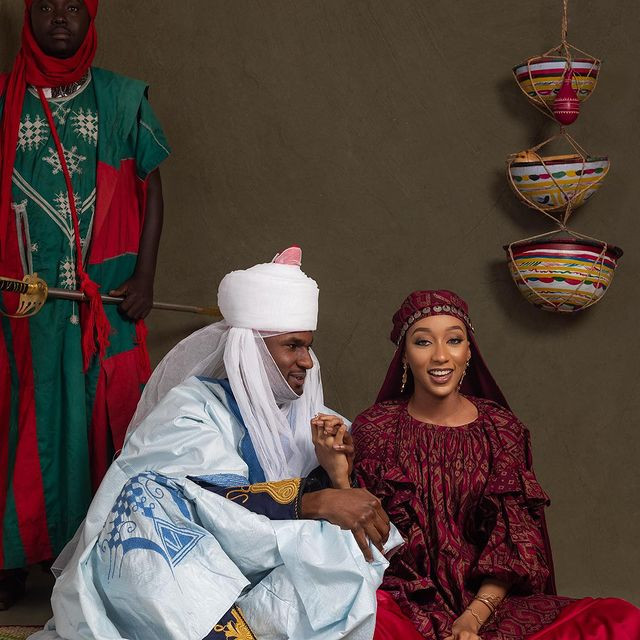 Pre-wedding photos of Princess Zahra Ado Bayero and Yusuf Buhari 